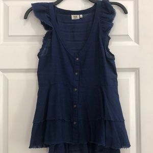 🆕Cute button down tank top